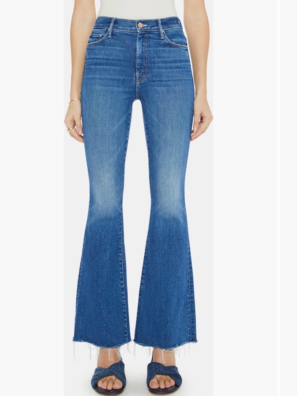 MOTHER The Weekender Fray in “Nip it in the Bud,” size 27